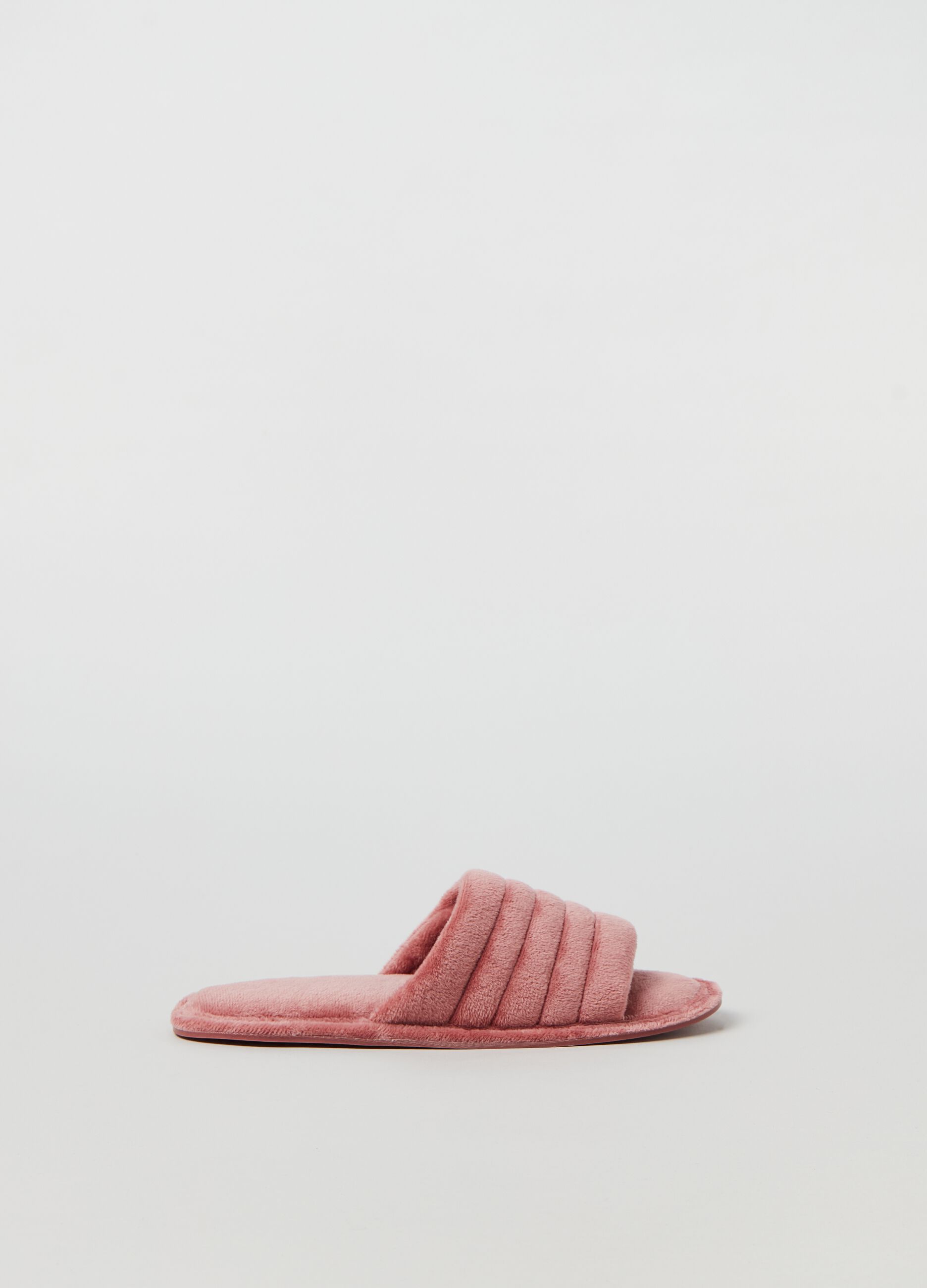 Adidas adilette pink velvet top