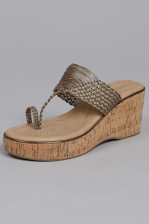 Copper Synthetic Braided Wedges image number 4