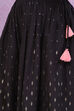 Black Cotton Lehenga Set image number 2