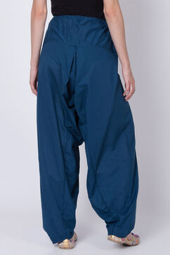 Blue Cotton Solid Salwar image number 3
