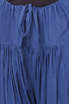 Indigo Cotton Solid Salwar image number 1