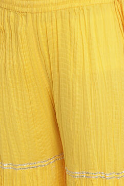Yellow Cotton Salwar image number 1