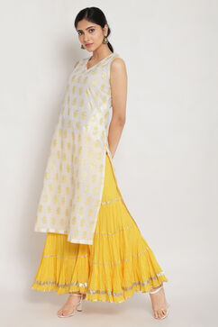 Yellow Cotton Salwar image number 2