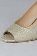 Gold Synthetic Formal Sandals image number 1