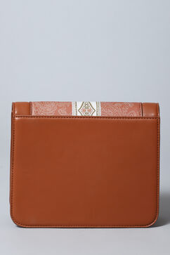 Tan Pu Leather Crossbody image number 3
