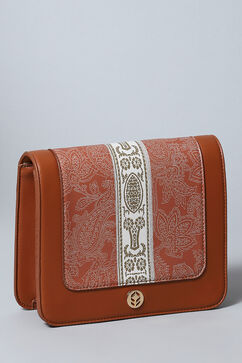Tan Pu Leather Crossbody image number 5
