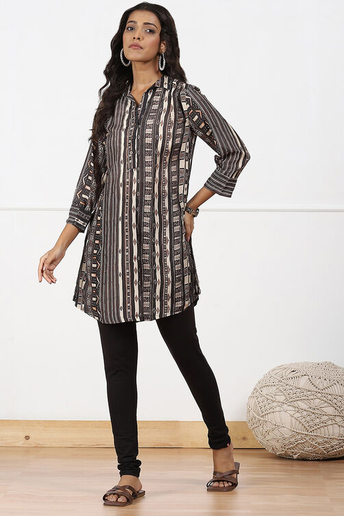 Black Cotton Solid Churidar image number 0