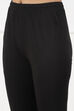 Black Cotton Solid Churidar image number 1