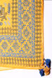 Mustard Art Silk Printed Scarf image number 1