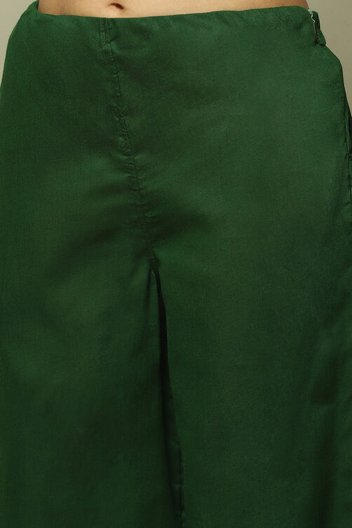 Blue Cotton Woven Unstitched Suit Set image number 3