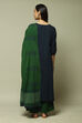 Blue Cotton Woven Unstitched Suit Set image number 7