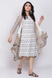 Ivory Cotton Straight Fusion Wear image number 4