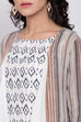 Ivory Cotton Straight Fusion Wear image number 1