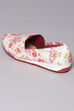 Off White Fabric Formal Slip On image number 3