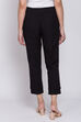 Black Cotton Blend Solid Pant image number 3
