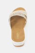 White Synthetic Wedges image number 4