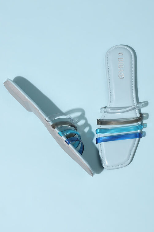 Blue Silicon Slip-Ons image number 2