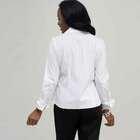 Platinum Blue Stripes Easy Care Fitted Shirt Blanco talla 6, White, small