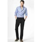 Basic Leg Trousers, Black, small