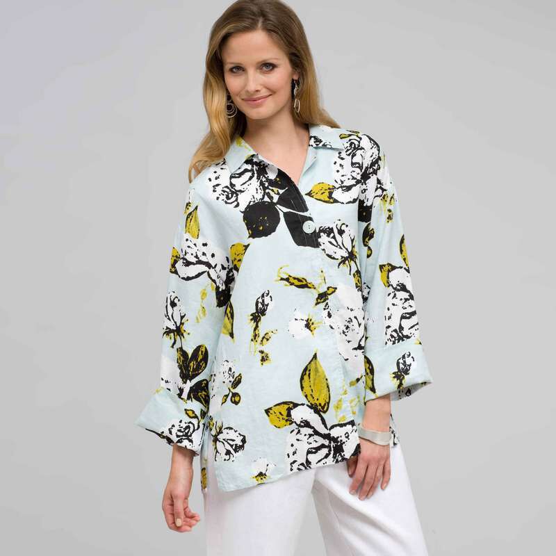 Relaxed Long Sleeve Shirt, , large