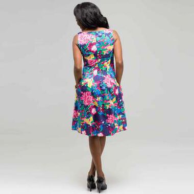 Floral V-Neck Dress