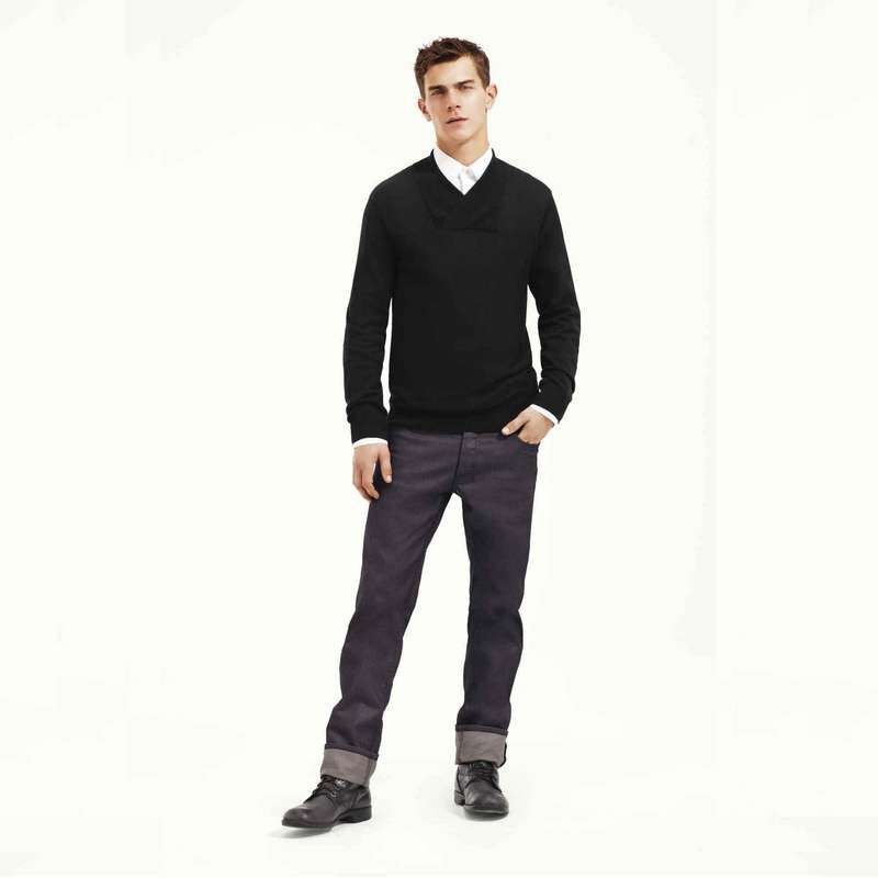 Refined Denim Pants, , large