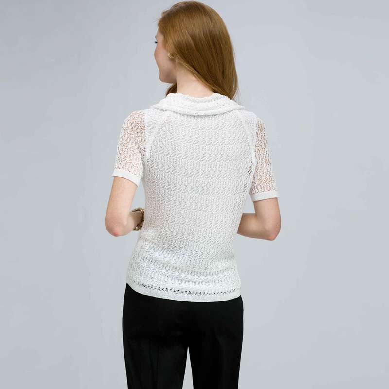 Cowl Neck Top, , large