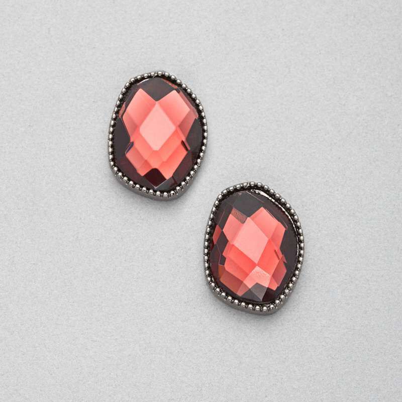 Clips d'oreilles en hématite, , large