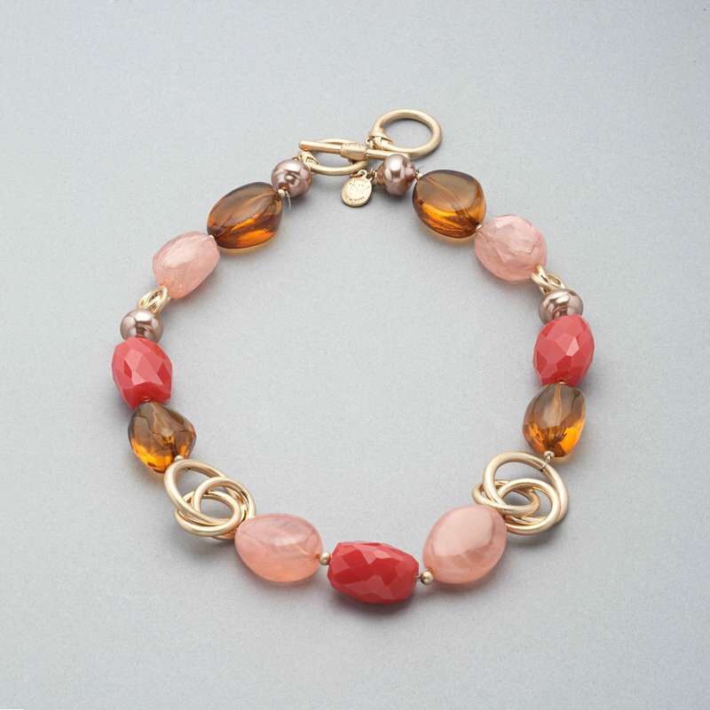 Collier Quartz rose, , large