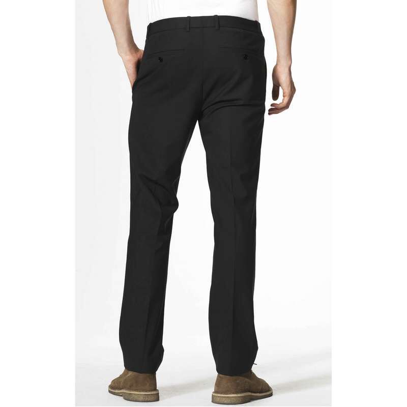 Microcheck Straight Leg Trousers, , large
