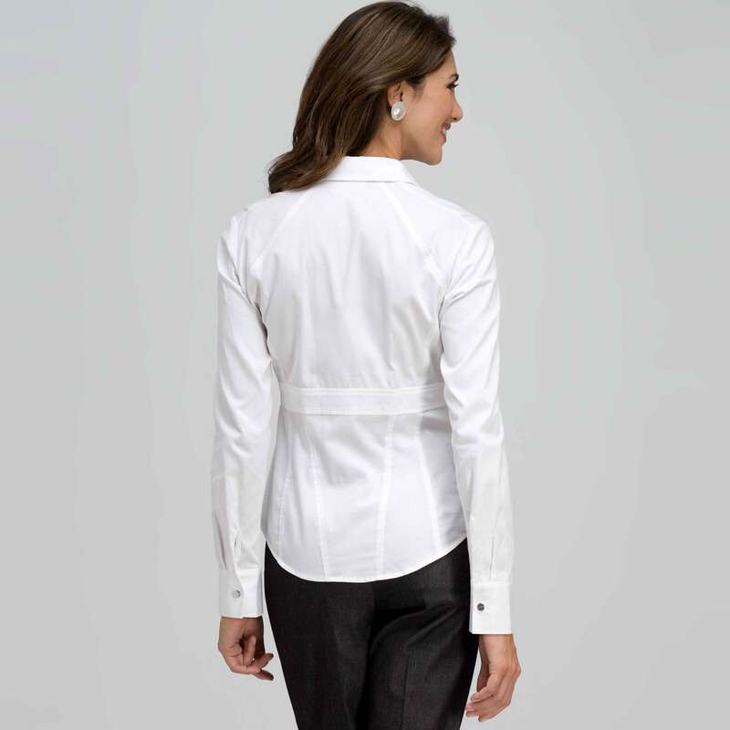 Fitted Seamed Shirt, , large