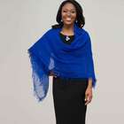 Solid Luxe Scarf, Blue, small